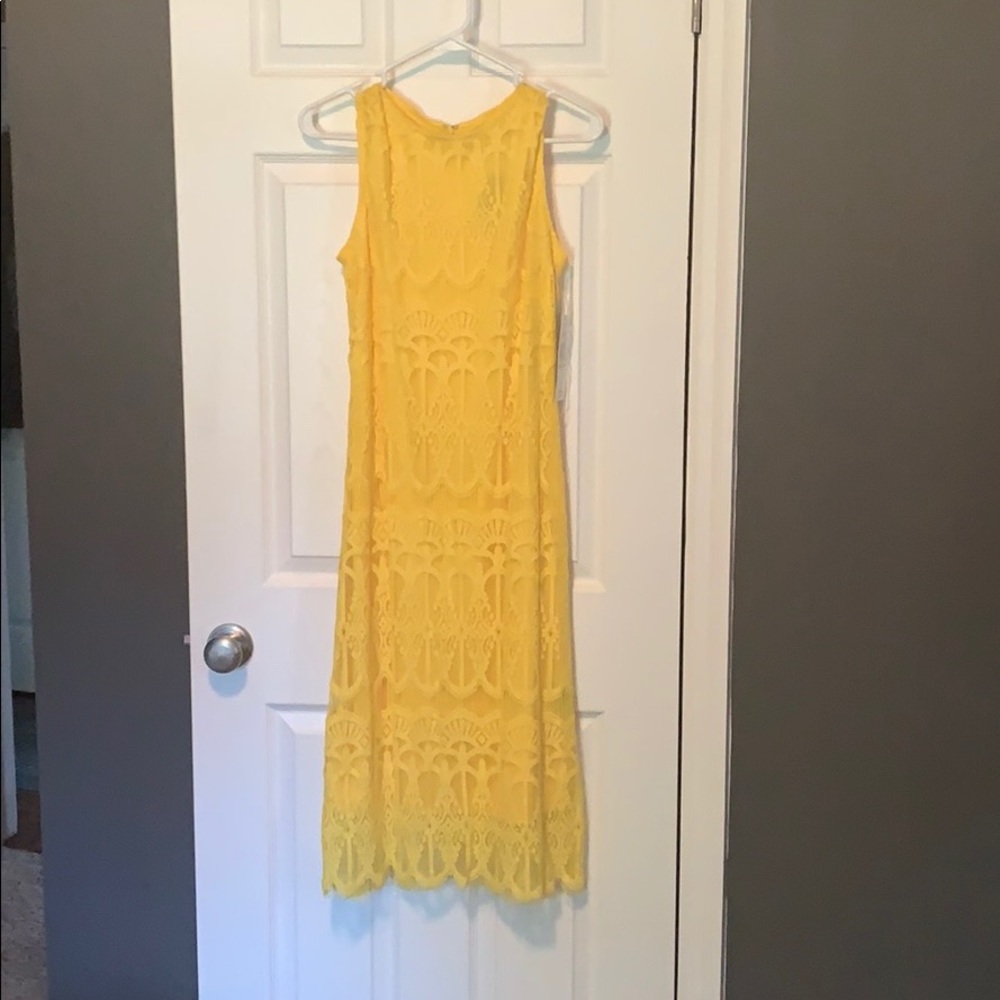 NWT Yellow lace dress 💛🌼
